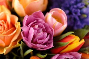 Coloured spring bouquet Coloured spring bouquet